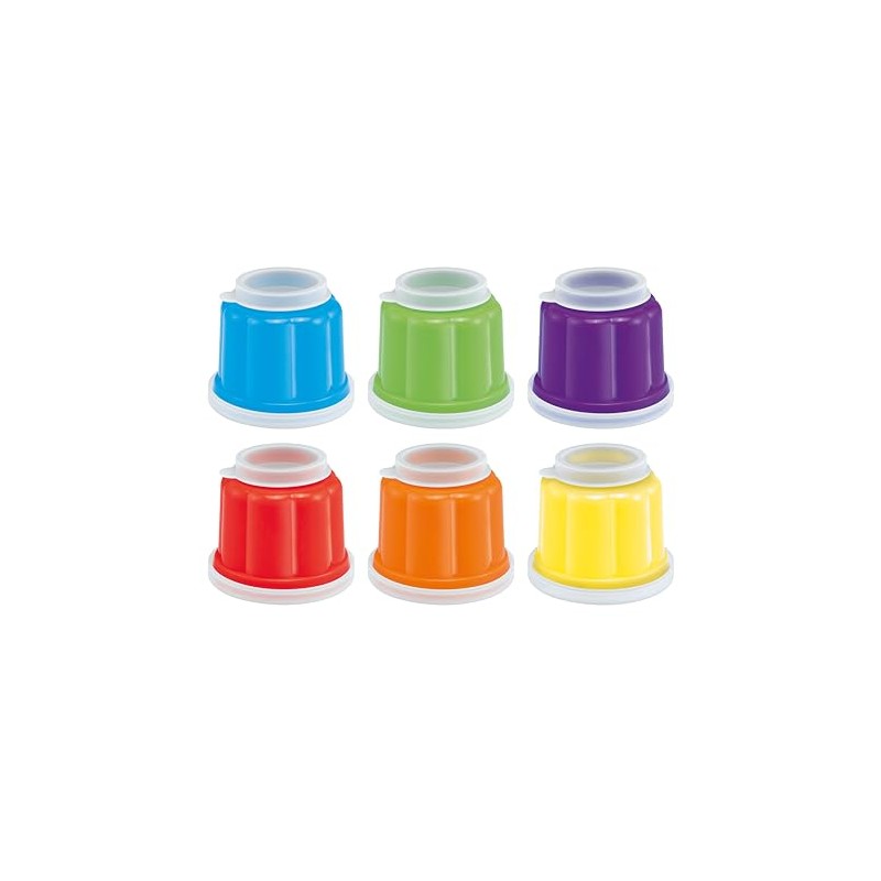 Avanti 12488 Jelly Moulds 6-Piece Set, Multicolour