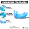 Shock Doctor Mouth Guard for Braces, Upper Teeth Protection, Instant