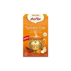Yogi Organic Tea Turmeric Chai 17 Tea Bags 34g Blend with Turmeric, Cinnamon and Ginger (1)