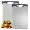 Pracfit Pure Titanium Double-sided Food-Grade Cutting Board, Lightweight and Durable