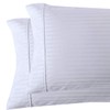 Royal Tradition Damask Striped 600-Thread-Count, 100-Percent Cotton Set of 2