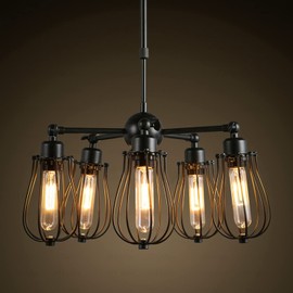 LUXRITE Vintage T9 LED Tube Light Bulbs 60W Equivalent, 3000K Soft White, 550 Lumens, Dimmable Edison Tubular Light Bulbs 5W, Clear Glass, LED Filament Bulb, UL Listed, E26 Standard Base (4 Pack)