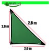 freigarten.de Awning, Waterproof Sun Protection, 100% Protection from UV Triangular,
