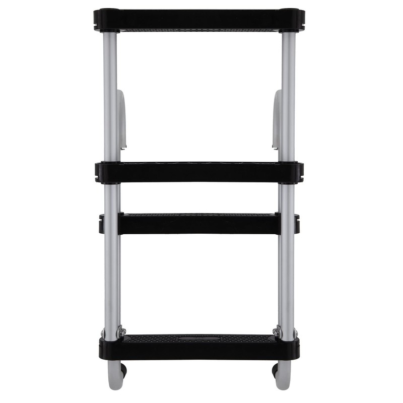 RecPro Marine Pontoon Boat 4 Step Folding Boarding Ladder AL-B4