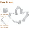 JOB JOL Fall Leaf Cookie Cutters 4 PCS, 3.5'', 3.75'',