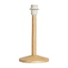 MiniSun Single Stem Natural Light Wood Table Lamp Base