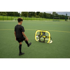 Kickmaster Quick Up Goal And Target Shot,Yellow/Black