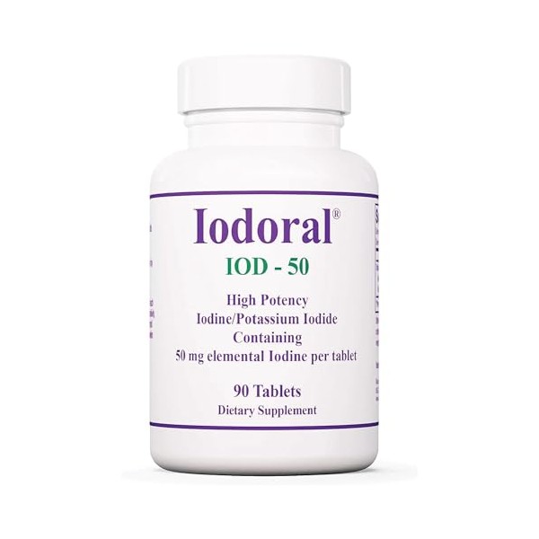 Optimox Optimox Iodoral 50 mg Supplement - Potassium Iodide Tablets,