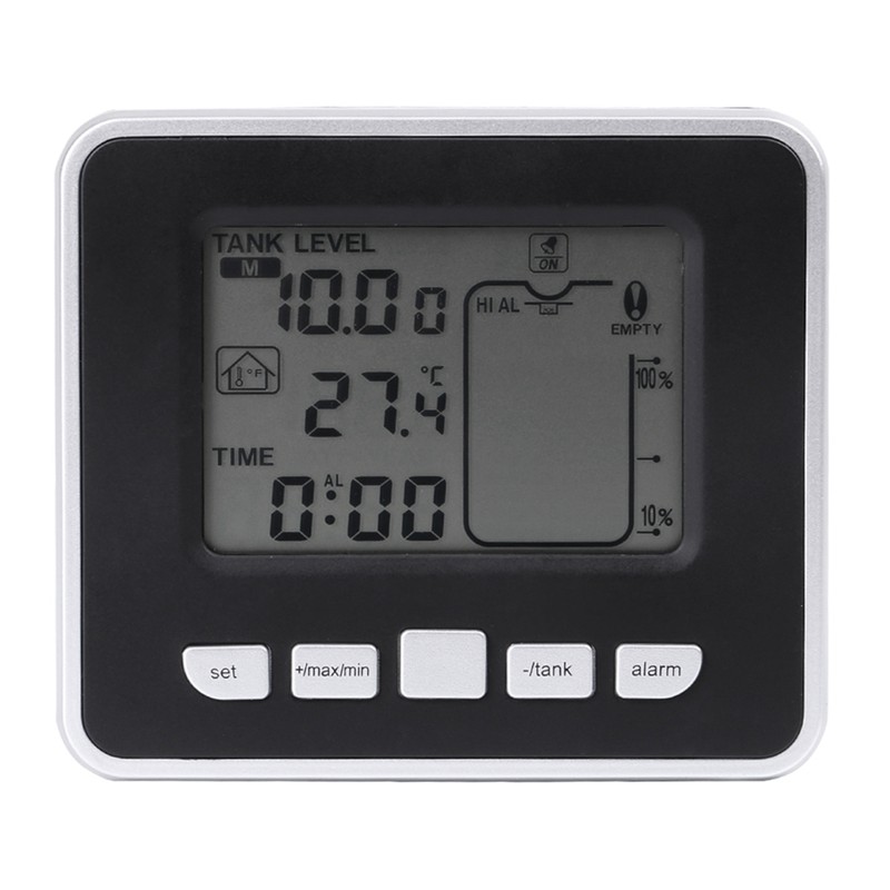 Ultrasonic Water Tank Liquid Depth Level Meter Sensor with Temperature