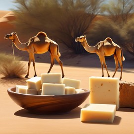 Cielche Handmade Camel Milk Soap Bar 150 gr Vitamins A - B - C - D - E, Minerals, Antioxidants,Hydrate, Fine Lines, Wrinkles, Age Spots