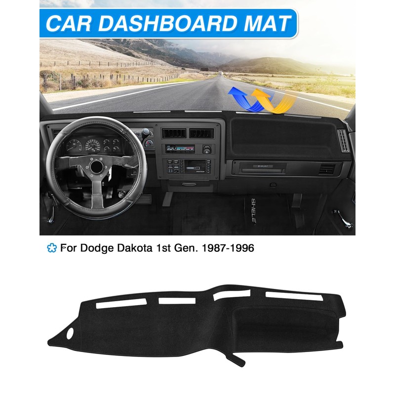 Cartist Dash Cover fits for Dodge Dakota 1987-1996 Dashboard Cover