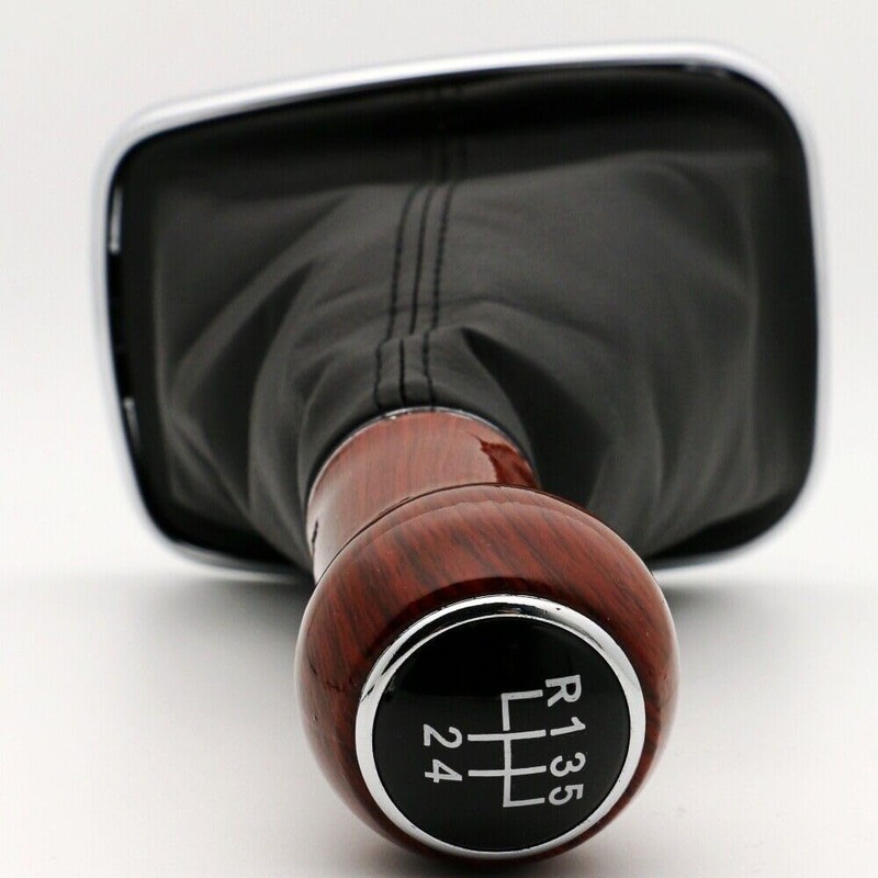 Mahogany 5 Speed Gear Shift Knob Fit for VW Bora