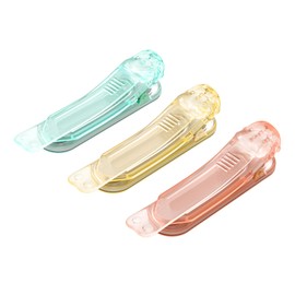 3Pcs Silicone Automatic Bookmarks, Unique Visualized Book Markers for Reading Women, Cute Alligator Clip Designs, Stay in Place and Follow as You Read, Reading Accessories Gifts for Book Lovers