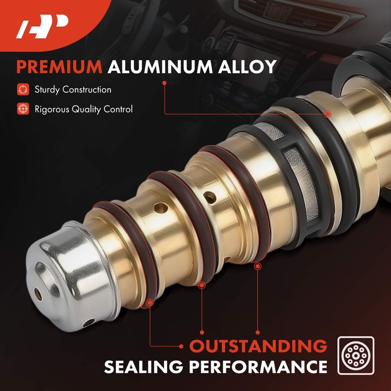 A-Premium AC Compressor Control Solenoid Valve 6SEU16C, 6SEU14C Compatible with