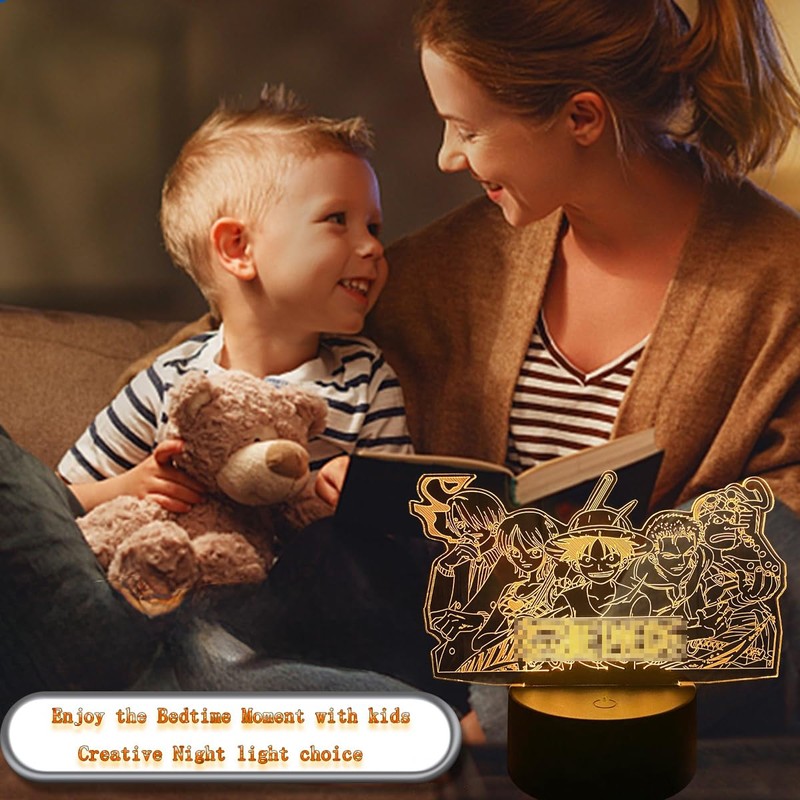 Sumokaii 3D Illusion Night Light, Japanese Anime 3D Night Light,
