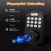 Probrico Fingerprint Smart Door Lock, Electronic Keypad Deadbolt Lock, Keyless