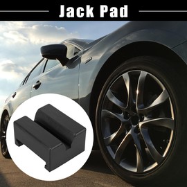 X AUTOHAUX Car Jack Pad Slotted Puck Support Frame Rail Protector Rubber