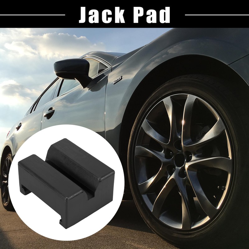 X AUTOHAUX Car Jack Pad Slotted Puck Support Frame Rail