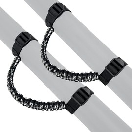 RDFUN Handles Grab for Jeep Wrangler,Roll Bar Grab Handles for Jeep Wrangler YJ TJ JK JKU JL JLU Sports Sahara Freedom Rubicon X & Unlimited 1995-2022,2Pcs,Black/White CAMO