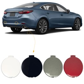 CZShiYue Rear Bumper Tow Hook Cover Towing Eye Cap Fit for Mazda 6 Atenza 2018-2021 GSH7-50-EL1-BB GSH7-50-EK1-BB (Brown, Right Passenger Side) Xinpinsai