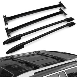 ECCPP Roof Rack Crossbars w/Side Rails fit for Toyota Highlander 2008-2013 Rooftop Luggage Canoe Kayak Carrier Rack - 4Pcs Cargo Carrier System