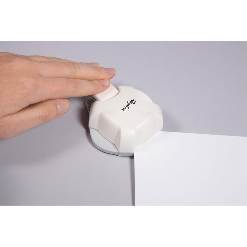 Rayher Corner Punch, 3-in-1, Corner Rounder, Corner Radii 4/7/10 mm,