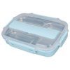 Thermal Insulation Bento Lunch Box 3 Grids Leakproof 304 Stainless