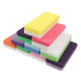 SAFIGLE 10pcs Pumice Stone Foot Exfoliator for Dead Skin Removal Ergonomic Callus Remover for Feet and Hands for Home Salon Use