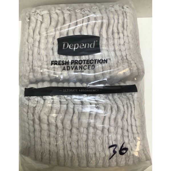 Depend Fresh Protection Advanced, Ultimate Absorbency, Medium, 36 Count, Women's