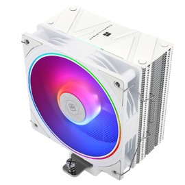Thermalright Assassin Spirit 120 EVO WHITE ARGB CPU Cooling Air with 4 x 6 mm HeatPipes, TL-S12W-S PWM Fan Heatsink CPU Cooler, 156 mm High, for AMD:AM4 AM5/Intel 1700/1150/1151/1200