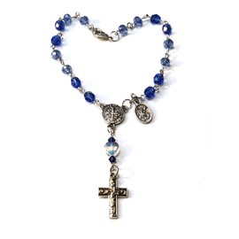 St. Michael Blue Car/Vehicle Rosary