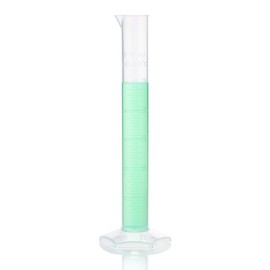 Globe Scientific 3701-25 Diamond Essentials PP Graduated Measuring Cylinder, Class B, Tall Form, 25ml Capacity