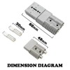 ATEM POWER 6x Premium 175AMP Anderson Style Plug Exterior Connector
