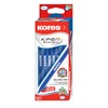 Kores - Blue Ballpoint Pens - K0R-M, 1mm, Triangular, Fade