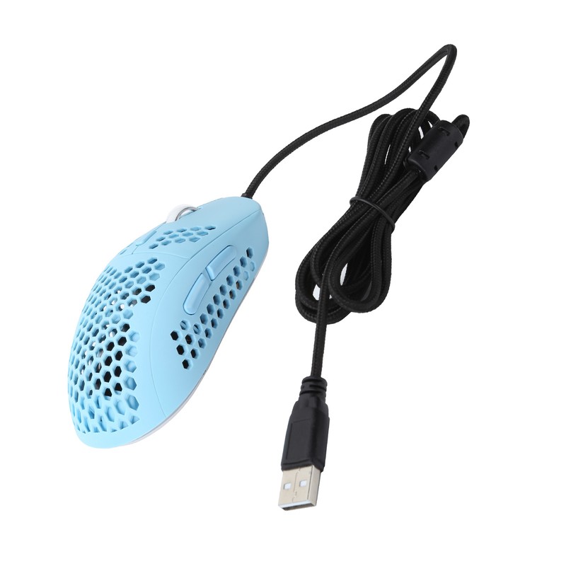 Wire Mouse Hollow Design DPI Adjustable RGB Lighting Effect Laptop