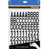 The Hillman Group 847212 1-Inch Die-Cut Letters/Numbers Kit, Black