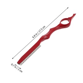 Healeved 11Pcs Stainless Steel Hair Thinning Razor Comb Hair Texturizing Cutting Tool for Salon Home Use for All Hair Types Includes Replacement Blades