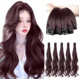 Fuyunohi One-touch Hair Extension, Wig, Partial Extension, Set of 5, Extension, One Touch, Point Wig, Hair Extension, Long Extension, Hair Extension, Hair Extension, Hairpiece, Curl, Half Wig, Soft