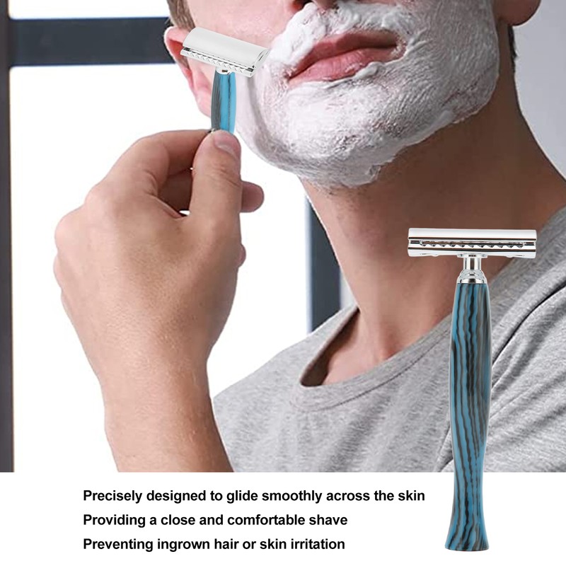 Men's Beard Razor Handle Double Edge Manual Safety Shaving Razor