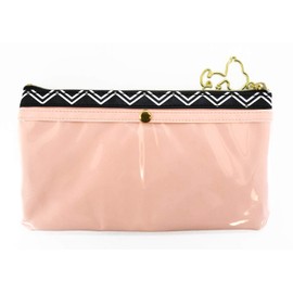 Delfino Peanuts Clear P with Pen Case Snoopy Pink P – 13411