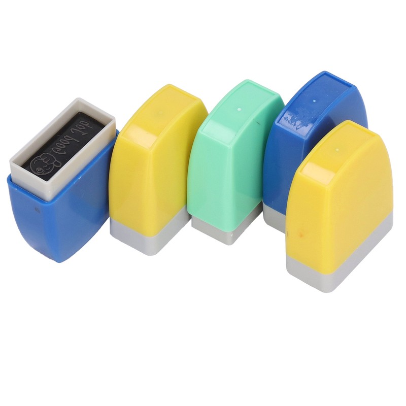 5Pcs Teacher Stamps Up to 1000 Times Eco Friendly Portable