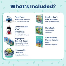 Storypod Appreciating Nature Set for The Learning-First Audio Play System | Content for Age 4 Years, 9 Months | SEL Audio Learning & Interactive Fun