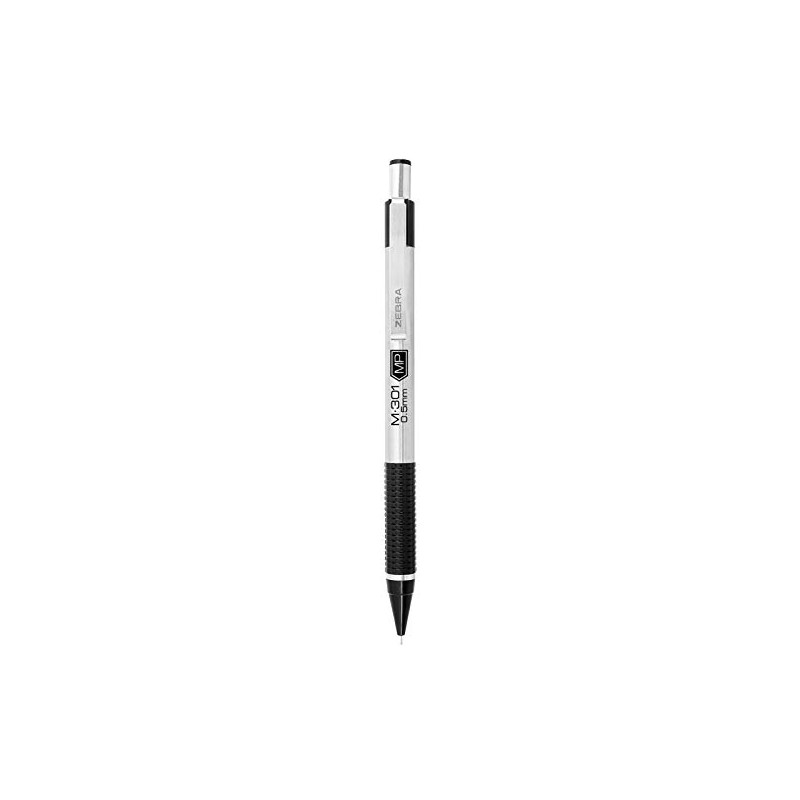 Zebra M-301 Mechanical Pencil, 0.7mm, Black, 2 Pack (54312)