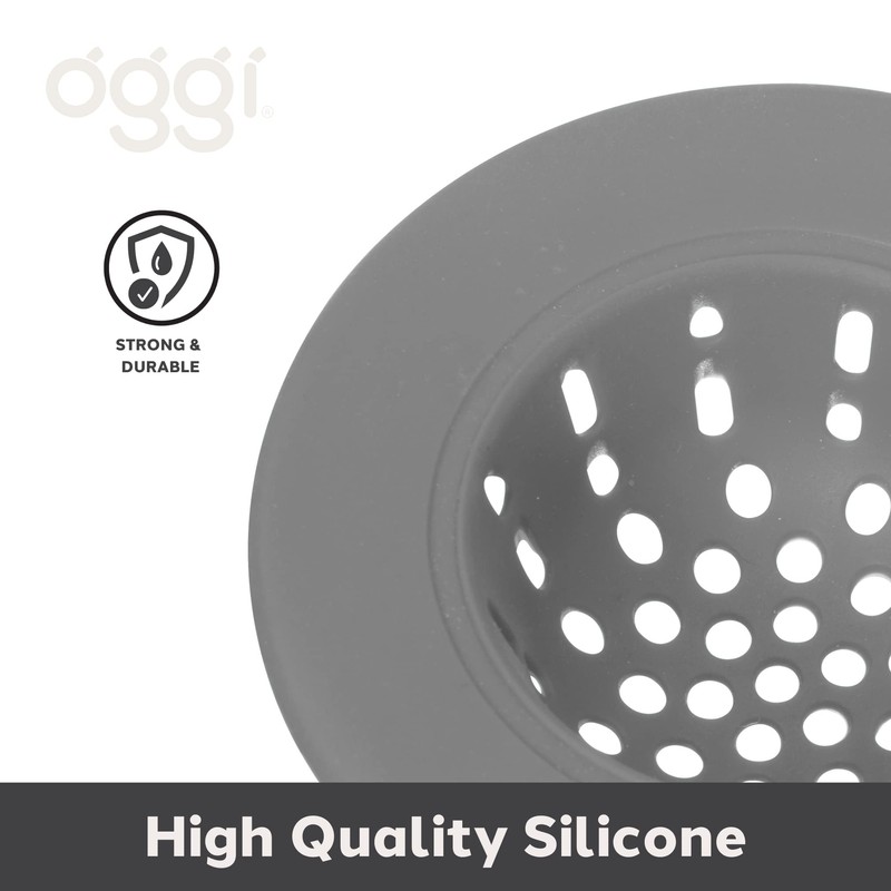 OGGI Silicone Sink Strainer- Great Kitchen Sink Strainer, Sink Drain