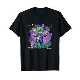 Mardigator Mardi Gras Alligator Bold Design Cajun Carnival T-Shirt