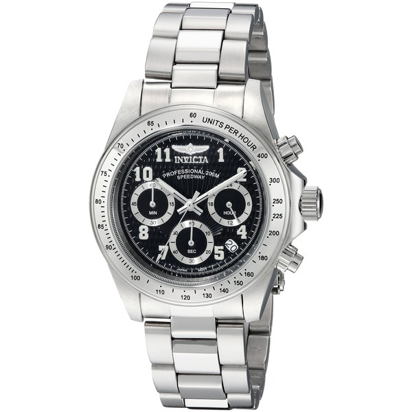 Invicta Men's 17025 Speedway Analog Display Japanese Quartz Silver Watch