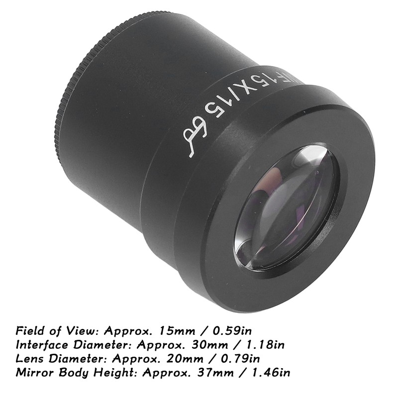 Wide Field Microscope Eyepiece Laboratory Stereo High Eye Point Lens