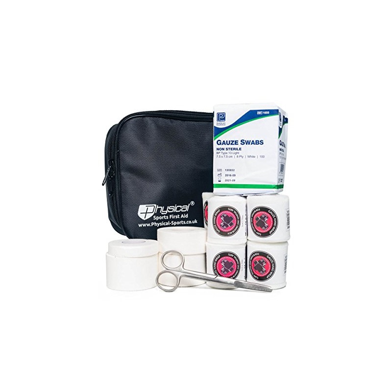 Boxing Hand Wrap Kit | Inc Gauze, Tape, Swabs and