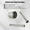 Elifecenter ID 4 inch to OD 5 inch Stainless Exhaust