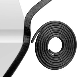 Edge Protection Car Door, Car Door Protection Edges Universal Fit Rubber Car Door Edge Protection U-Shape Edge Protection for Sheet Metal, Saloons, Trucks, SUV, ATV, Boats (Black, 10 m)
